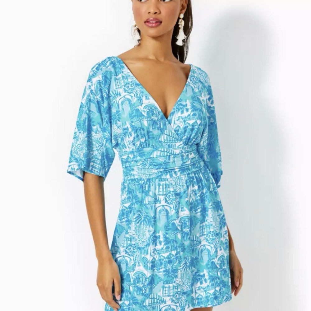 Lilly Pulitzer Aqua Blue Dress/Romper